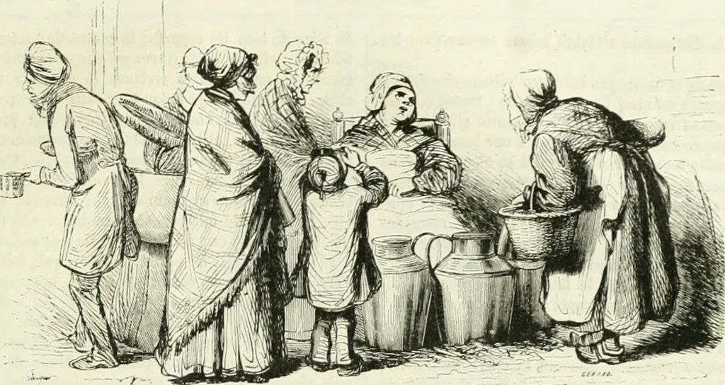An illustration from Les Français peints par eux-mêmes, 1853, leaf 752