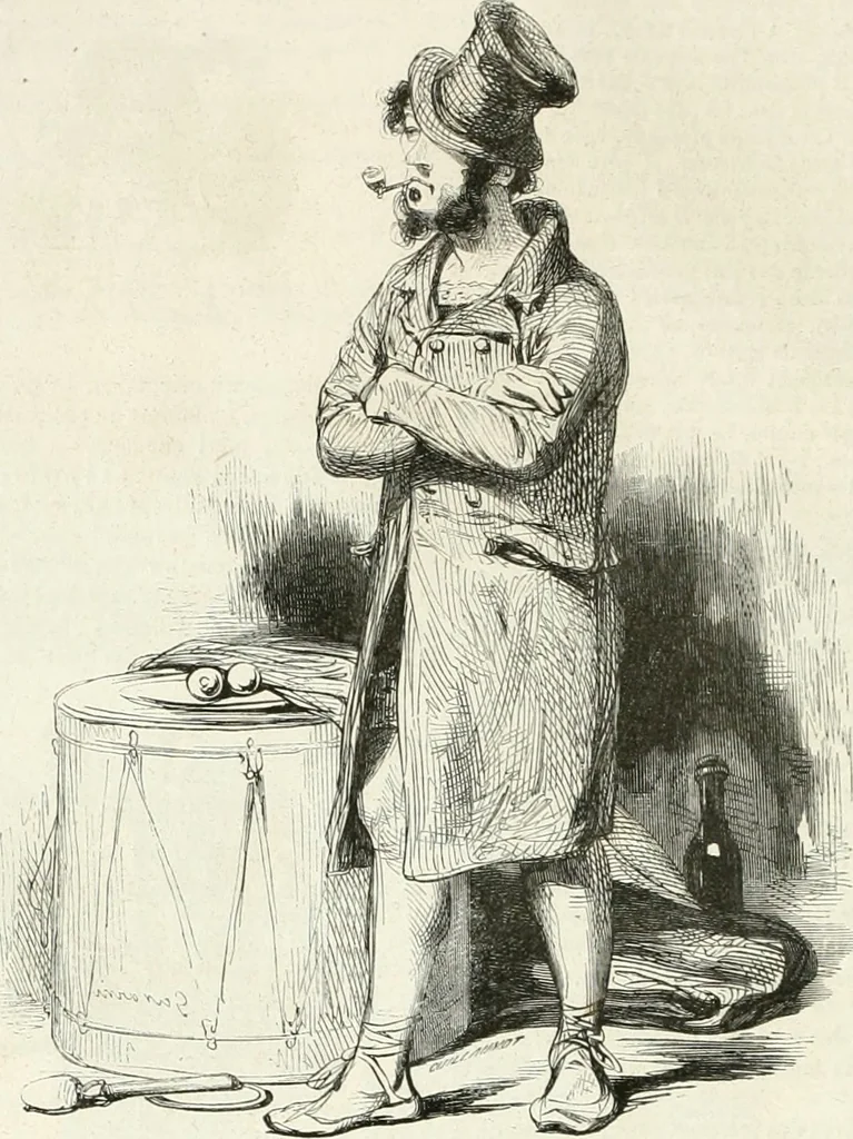 An illustration from Les Français peints par eux-mêmes, 1853, leaf 77