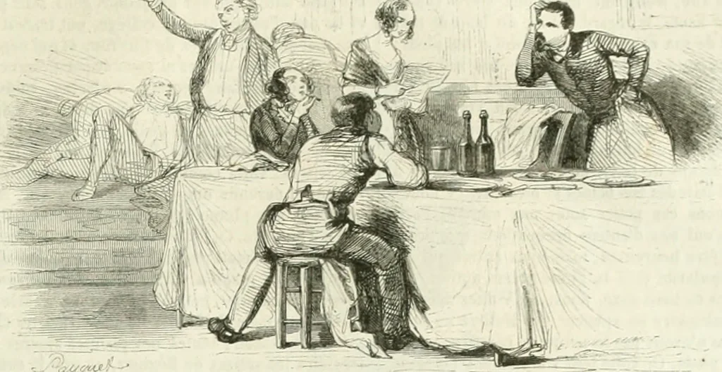 An illustration from Les Français peints par eux-mêmes, 1853, leaf 776