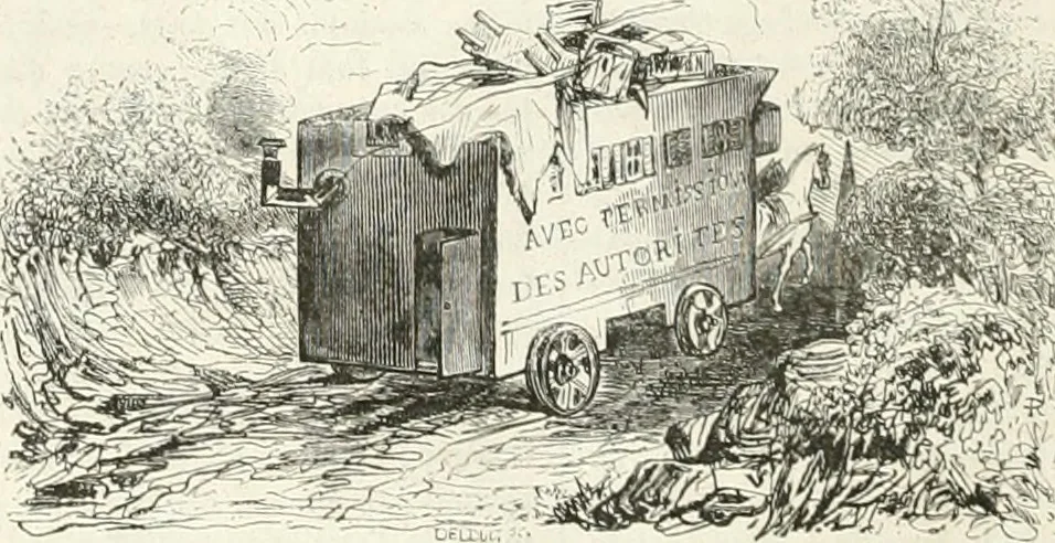 An illustration from Les Français peints par eux-mêmes, 1853, leaf 79