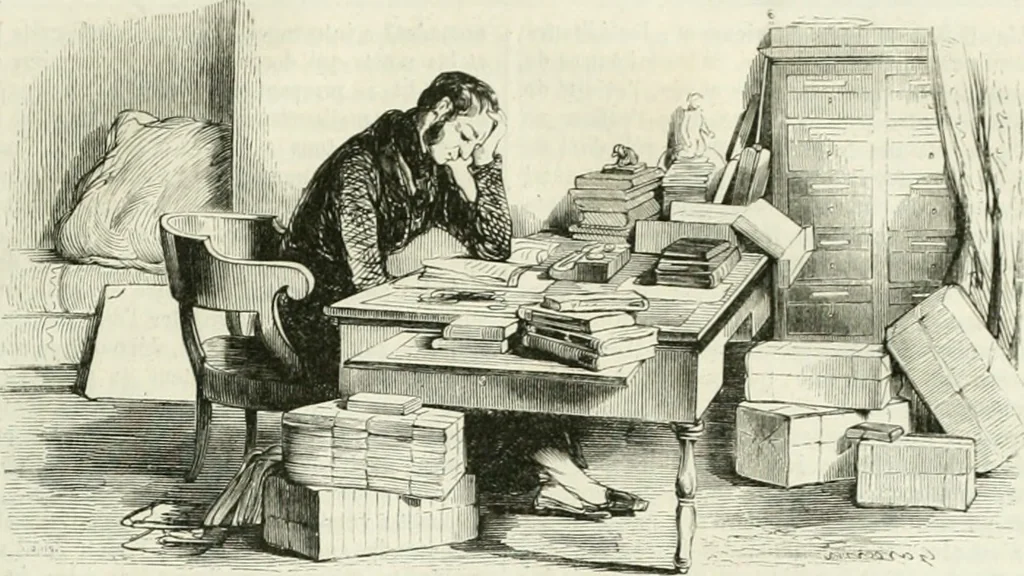 An illustration from Les Français peints par eux-mêmes, 1853, leaf 794