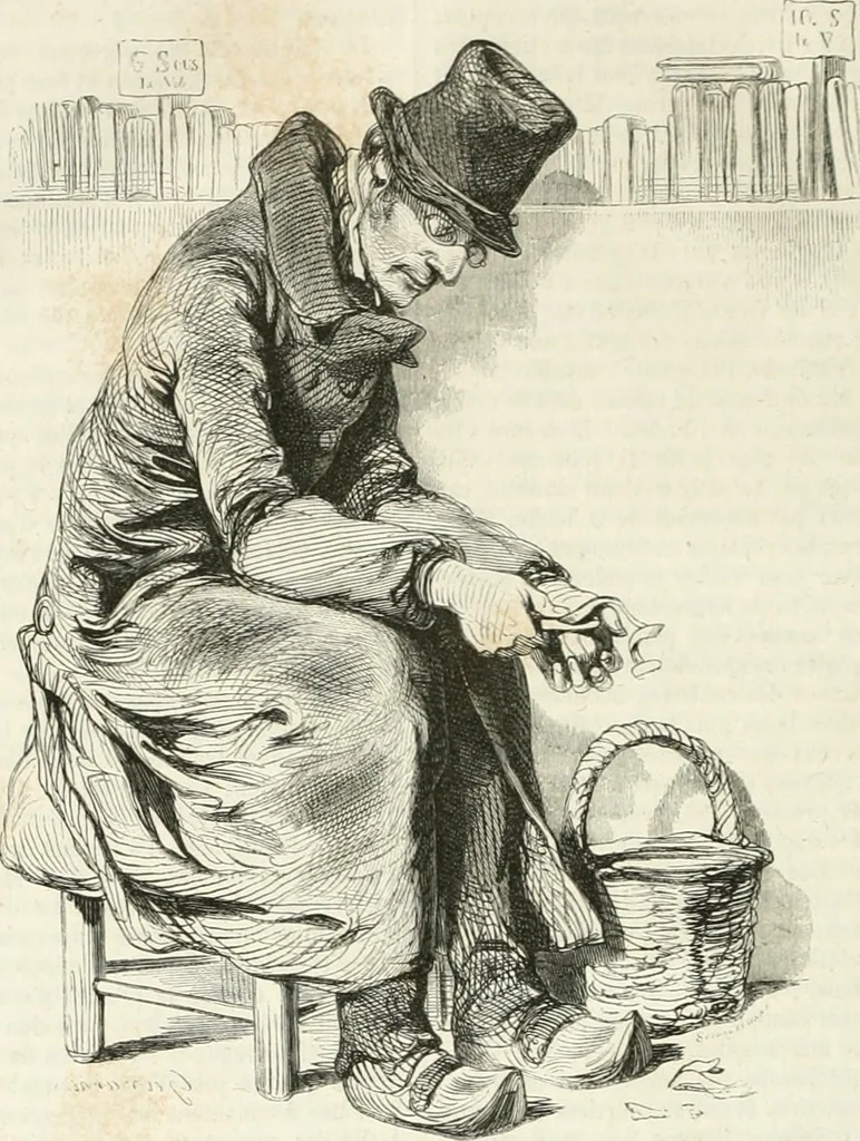 An illustration from Les Français peints par eux-mêmes, 1853, leaf 797
