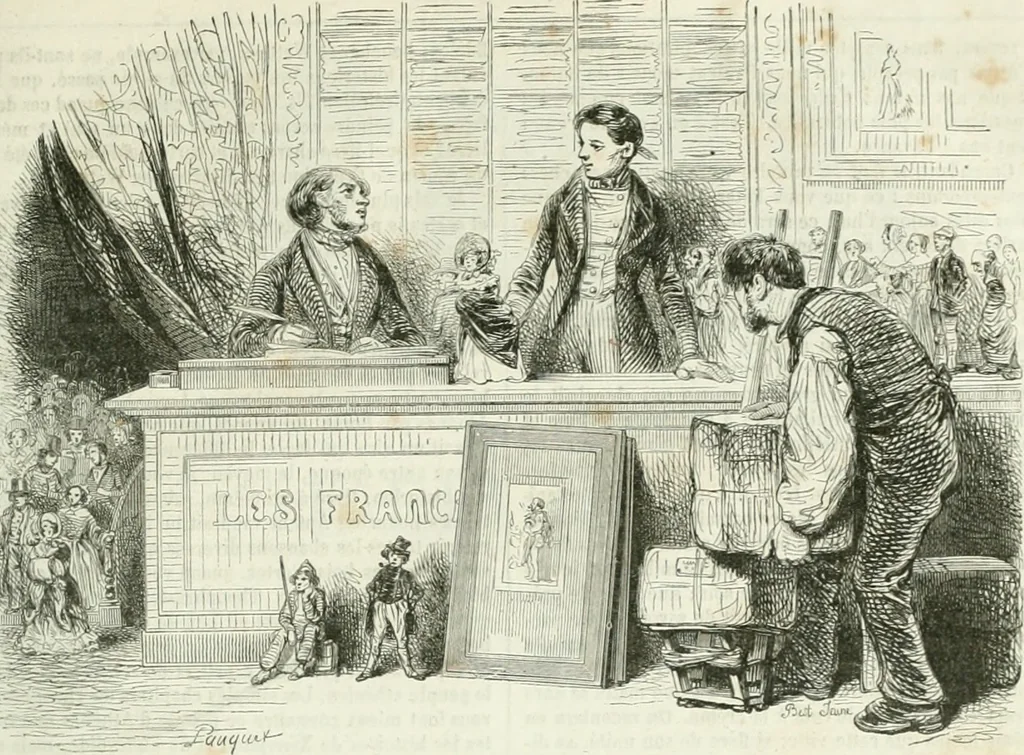 An illustration from Les Français peints par eux-mêmes, 1853, leaf 8