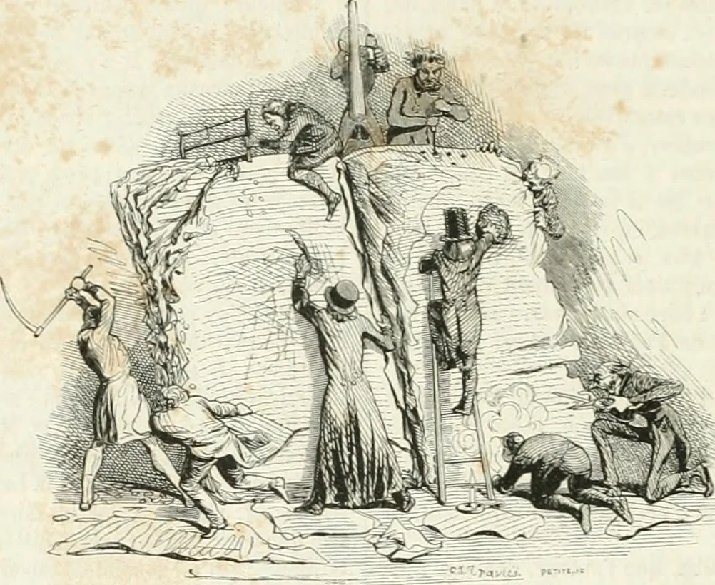 An illustration from Les Français peints par eux-mêmes, 1853, leaf 801
