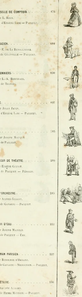 An illustration from Les Français peints par eux-mêmes, 1853, leaf 804