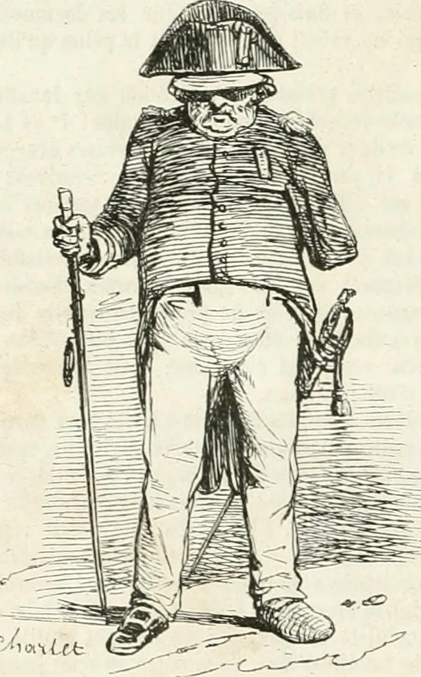 An illustration from Les Français peints par eux-mêmes, 1853, leaf 93