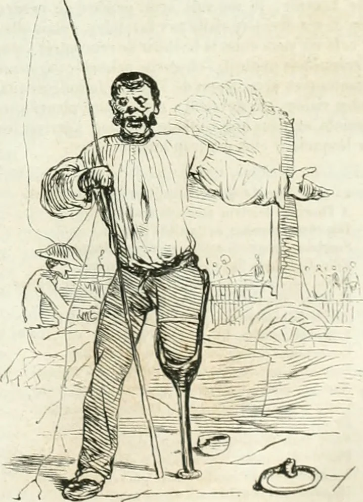 An illustration from Les Français peints par eux-mêmes, 1853, leaf 98