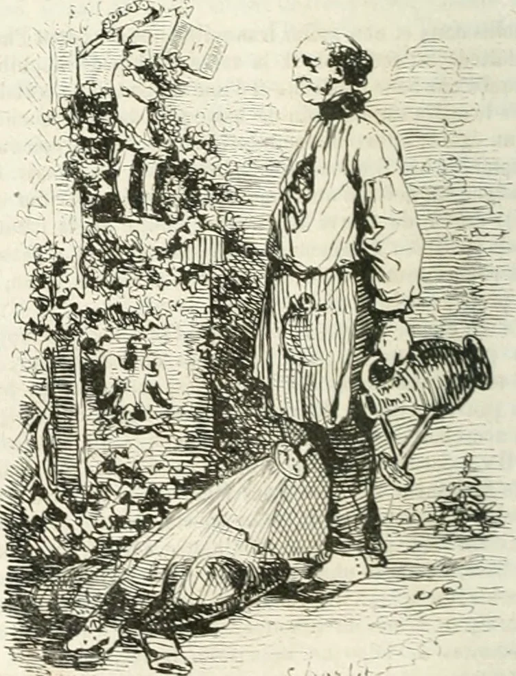 An illustration from Les Français peints par eux-mêmes, 1853, leaf 99