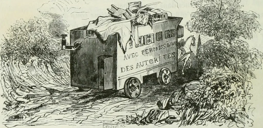 An illustration from Les français peints par eux-mêmes : encyclopédie morale du dix-neuvième siècle, 1840, leaf 193