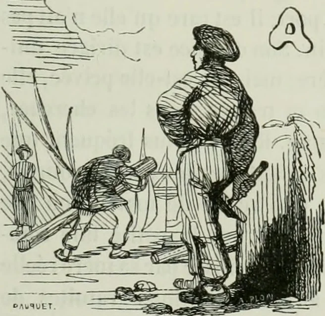 An illustration from Les français peints par eux-mêmes : encyclopédie morale du dix-neuvième siècle, 1840, leaf 286