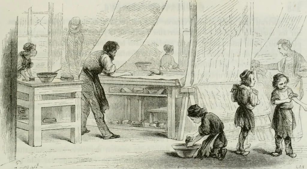 An illustration from Les français peints par eux-mêmes : encyclopédie morale du dix-neuvième siècle, 1840, leaf 336