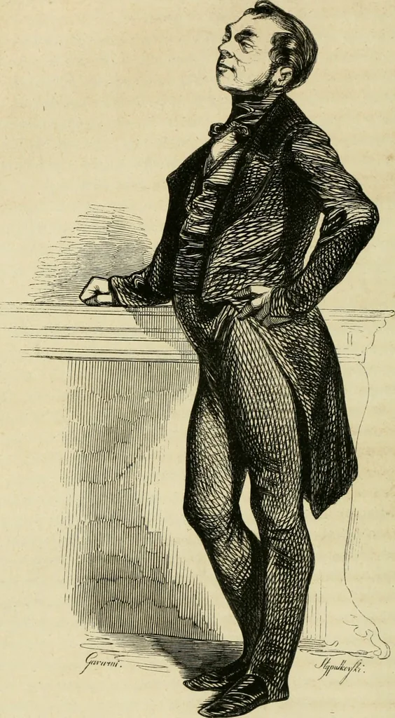 An illustration from Les français peints par eux-mêmes : encyclopédie morale du dix-neuvième siècle, 1840, leaf 35