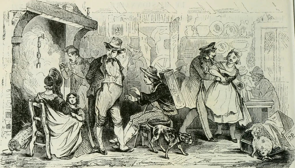An illustration from Les français peints par eux-mêmes : encyclopédie morale du dix-neuvième siècle, 1840, leaf 415