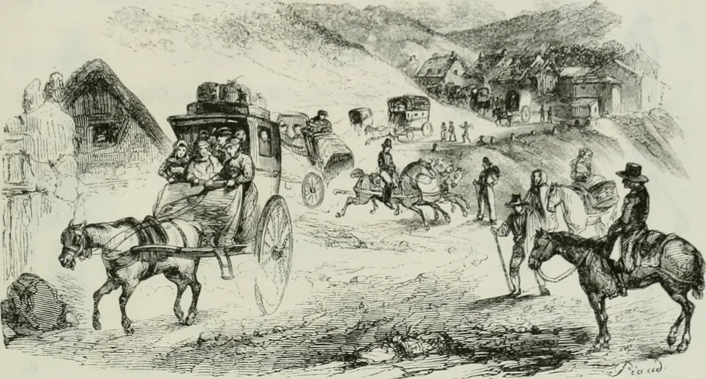 An illustration from Les français peints par eux-mêmes : encyclopédie morale du dix-neuvième siècle, 1840, leaf 504