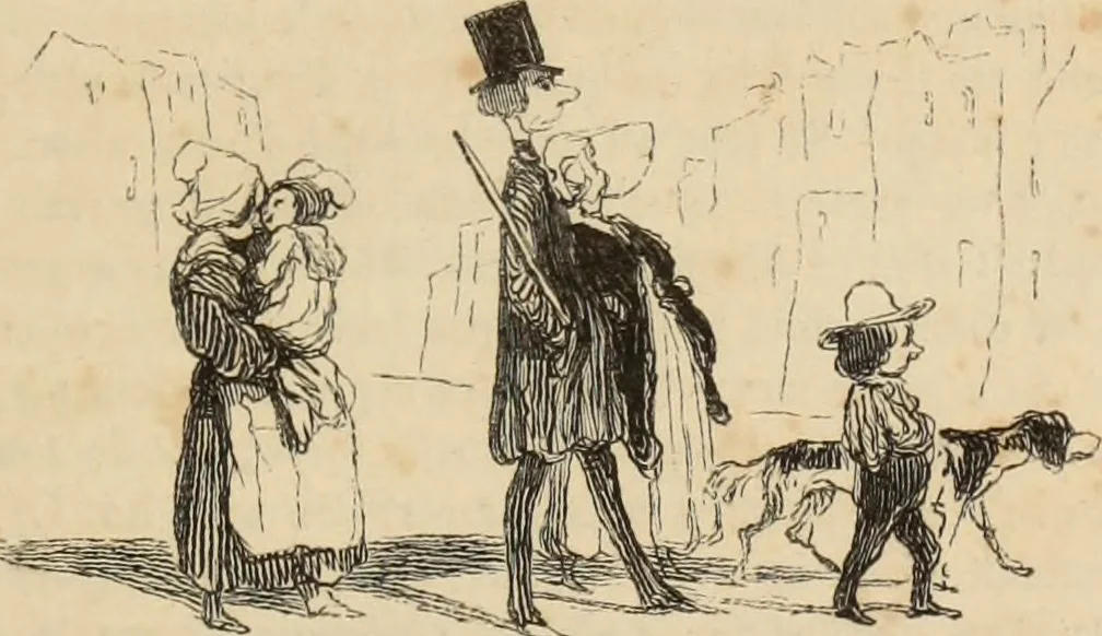 An illustration from Les Français peints par eux-mêmes : encyclopédie morale du dix-neuvième siècle. --, 1841, leaf 10