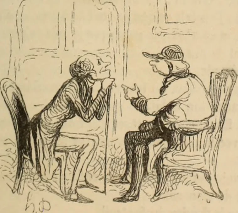 An illustration from Les Français peints par eux-mêmes : encyclopédie morale du dix-neuvième siècle. --, 1841, leaf 12