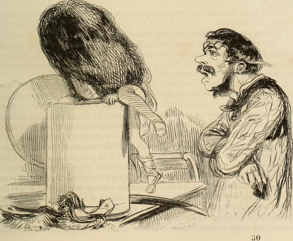 An illustration from Les Français peints par eux-mêmes : encyclopédie morale du dix-neuvième siècle. --, 1841, leaf 126
