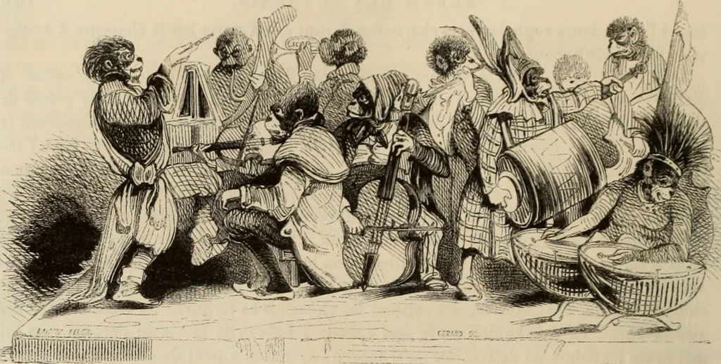 An illustration from Les Français peints par eux-mêmes : encyclopédie morale du dix-neuvième siècle. --, 1841, leaf 179