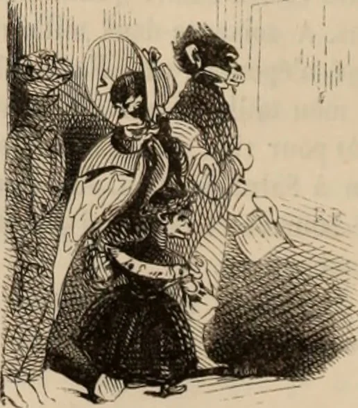 An illustration from Les Français peints par eux-mêmes : encyclopédie morale du dix-neuvième siècle. --, 1841, leaf 181