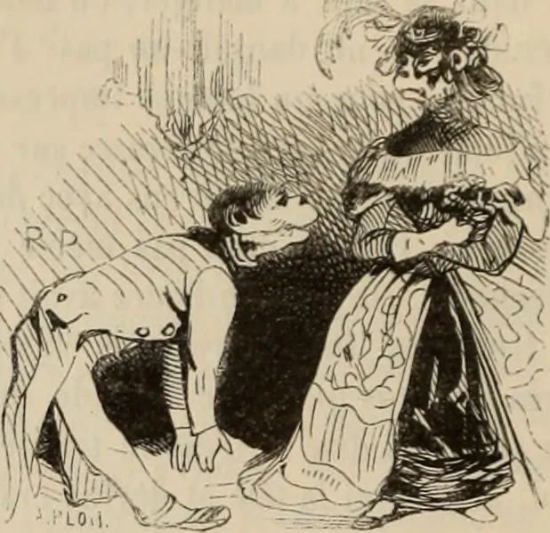 An illustration from Les Français peints par eux-mêmes : encyclopédie morale du dix-neuvième siècle. --, 1841, leaf 183