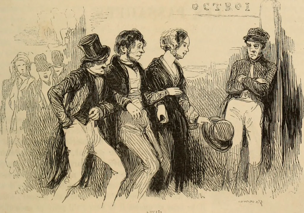 An illustration from Les Français peints par eux-mêmes : encyclopédie morale du dix-neuvième siècle. --, 1841, leaf 278