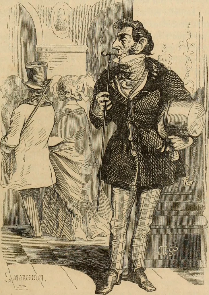 An illustration from Les Français peints par eux-mêmes : encyclopédie morale du dix-neuvième siècle. --, 1841, leaf 336
