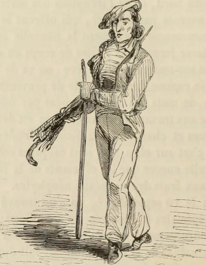 An illustration from Les Français peints par eux-mêmes : encyclopédie morale du dix-neuvième siècle. --, 1841, leaf 369