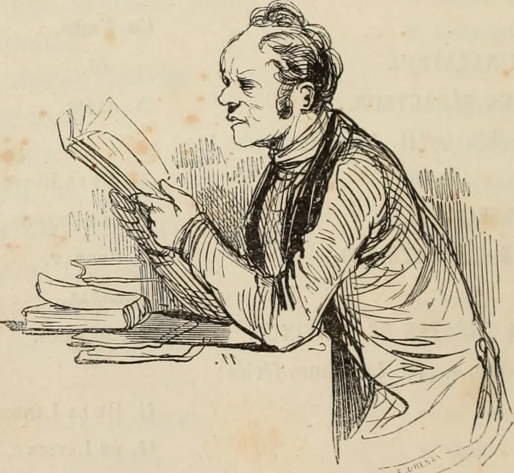 An illustration from Les Français peints par eux-mêmes : encyclopédie morale du dix-neuvième siècle. --, 1841, leaf 489