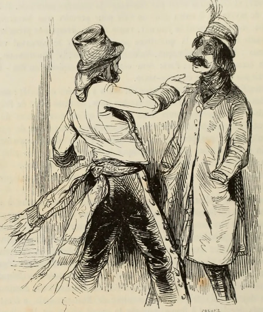An illustration from Les Français peints par eux-mêmes : encyclopédie morale du dix-neuvième siècle. --, 1841, leaf 69