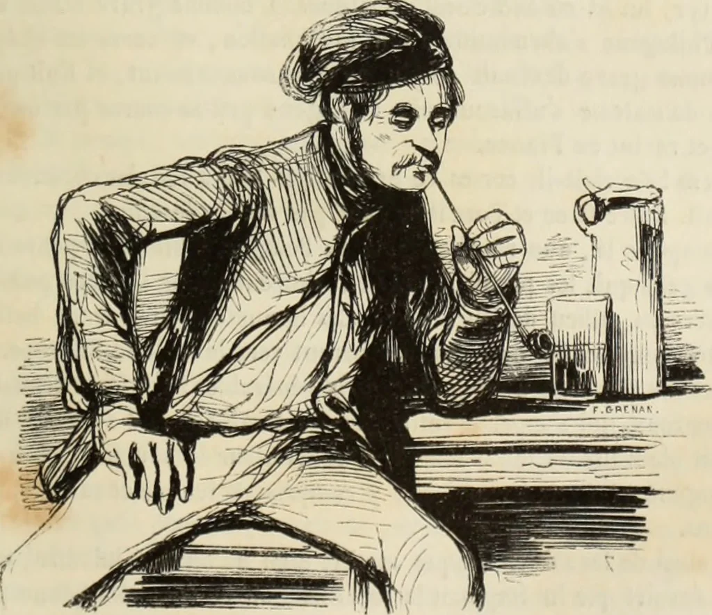 An illustration from Les Français peints par eux-mêmes : encyclopédie morale du dix-neuvième siècle. --, 1841, leaf 72