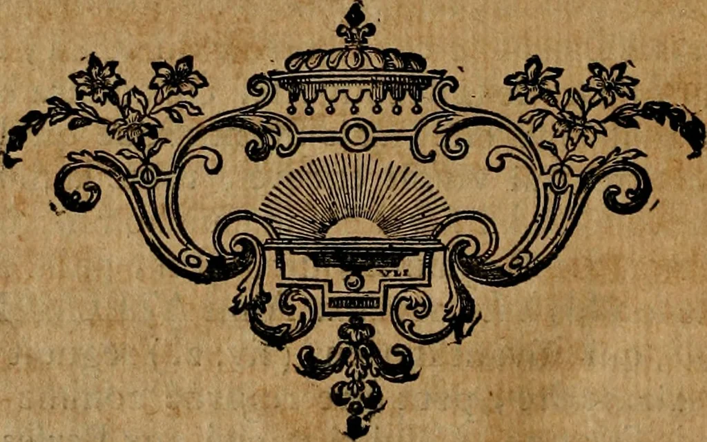 An illustration from Les généaologies historiques des rois, empereurs, &c : et de toutes les maisons souveraines qui ont subsisté jusqu'à présent, exposées dans les cartes généalogiques tirées des meilleurs auteurs, avec des explications historiques et chronologiques .., 1736, leaf 147