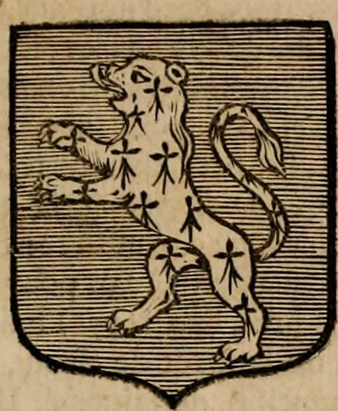 An illustration from Les généaologies historiques des rois, empereurs, &c : et de toutes les maisons souveraines qui ont subsisté jusqu'à présent, exposées dans les cartes généalogiques tirées des meilleurs auteurs, avec des explications historiques et chronologiques .., 1736, leaf 146
