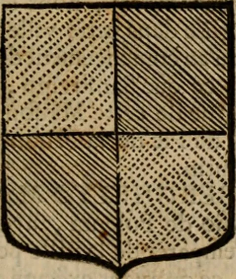 An illustration from Les généaologies historiques des rois, empereurs, &c : et de toutes les maisons souveraines qui ont subsisté jusqu'à présent, exposées dans les cartes généalogiques tirées des meilleurs auteurs, avec des explications historiques et chronologiques .., 1736, leaf 544