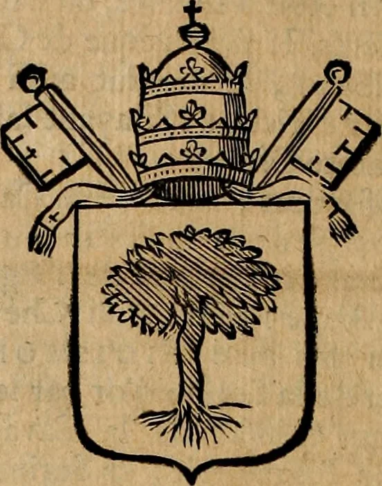 An illustration from Les généaologies historiques des rois, empereurs, &c : et de toutes les maisons souveraines qui ont subsisté jusqu'à présent, exposées dans les cartes généalogiques tirées des meilleurs auteurs, avec des explications historiques et chronologiques .., 1736, leaf 633