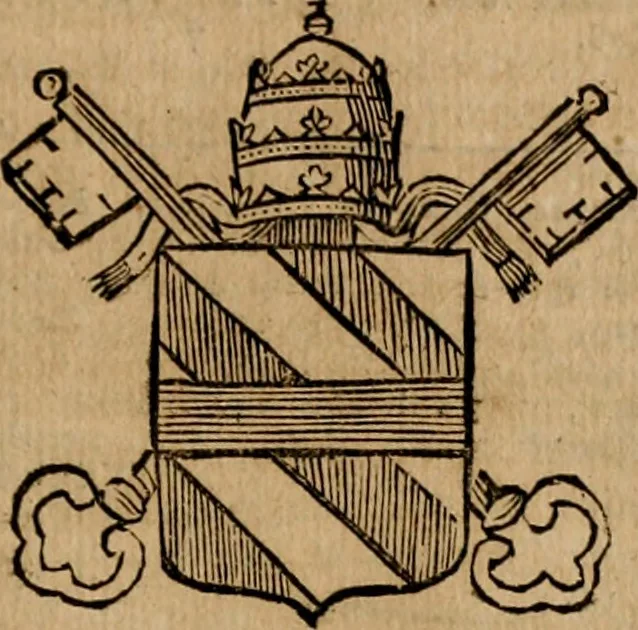 An illustration from Les généaologies historiques des rois, empereurs, &c : et de toutes les maisons souveraines qui ont subsisté jusqu'à présent, exposées dans les cartes généalogiques tirées des meilleurs auteurs, avec des explications historiques et chronologiques .., 1736, leaf 686