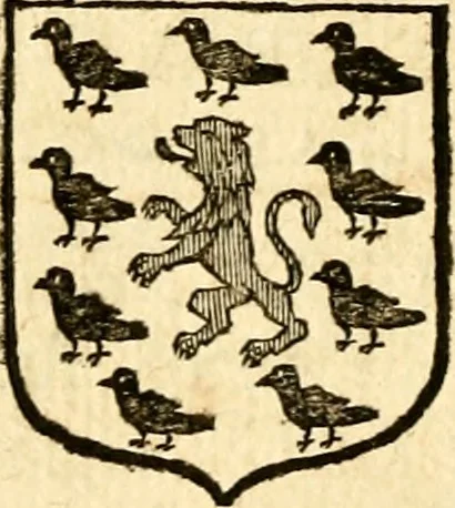 An illustration from Les généaologies historiques des rois, empereurs, &c : et de toutes les maisons souveraines qui ont subsisté jusqu'à présent, exposées dans les cartes généalogiques tirées des meilleurs auteurs, avec des explications historiques et chronologiques .., 1736, leaf 105