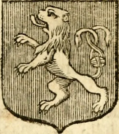 An illustration from Les généaologies historiques des rois, empereurs, &c : et de toutes les maisons souveraines qui ont subsisté jusqu'à présent, exposées dans les cartes généalogiques tirées des meilleurs auteurs, avec des explications historiques et chronologiques .., 1736, leaf 127