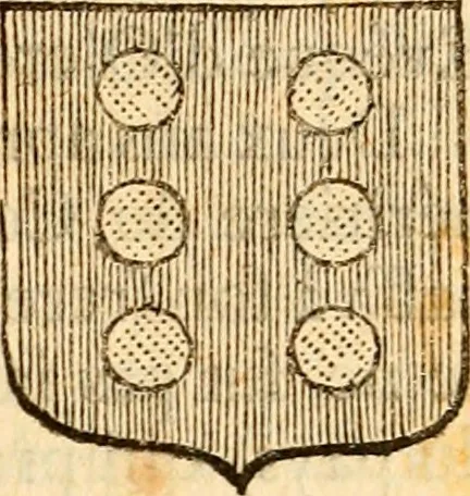 An illustration from Les généaologies historiques des rois, empereurs, &c : et de toutes les maisons souveraines qui ont subsisté jusqu'à présent, exposées dans les cartes généalogiques tirées des meilleurs auteurs, avec des explications historiques et chronologiques .., 1736, leaf 142