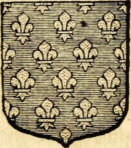 An illustration from Les généaologies historiques des rois, empereurs, &c : et de toutes les maisons souveraines qui ont subsisté jusqu'à présent, exposées dans les cartes généalogiques tirées des meilleurs auteurs, avec des explications historiques et chronologiques .., 1736, leaf 291