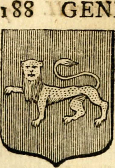An illustration from Les généaologies historiques des rois, empereurs, &c : et de toutes les maisons souveraines qui ont subsisté jusqu'à présent, exposées dans les cartes généalogiques tirées des meilleurs auteurs, avec des explications historiques et chronologiques .., 1736, leaf 295