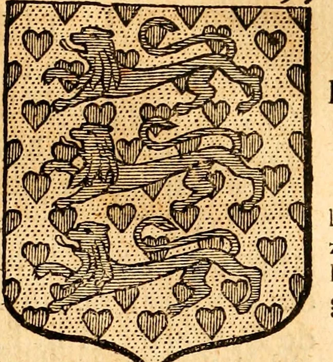 An illustration from Les généaologies historiques des rois, empereurs, &c : et de toutes les maisons souveraines qui ont subsisté jusqu'à présent, exposées dans les cartes généalogiques tirées des meilleurs auteurs, avec des explications historiques et chronologiques .., 1736, leaf 300