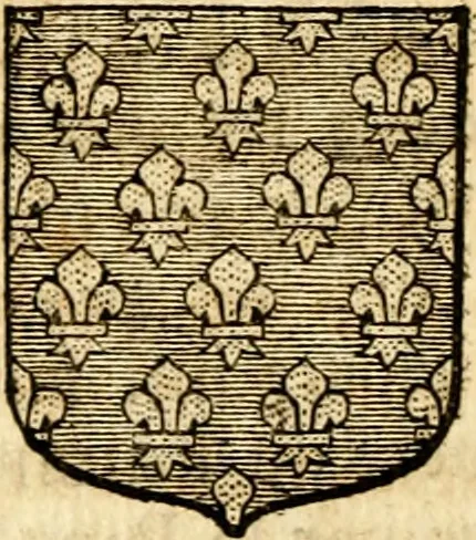 An illustration from Les généaologies historiques des rois, empereurs, &c : et de toutes les maisons souveraines qui ont subsisté jusqu'à présent, exposées dans les cartes généalogiques tirées des meilleurs auteurs, avec des explications historiques et chronologiques .., 1736, leaf 301
