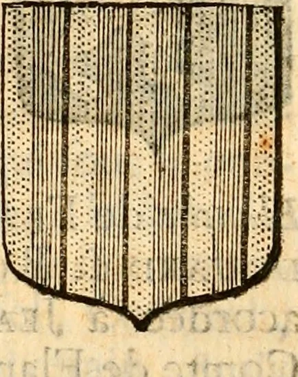 An illustration from Les généaologies historiques des rois, empereurs, &c : et de toutes les maisons souveraines qui ont subsisté jusqu'à présent, exposées dans les cartes généalogiques tirées des meilleurs auteurs, avec des explications historiques et chronologiques .., 1736, leaf 308