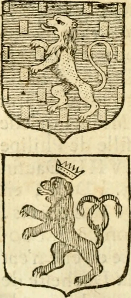 An illustration from Les généaologies historiques des rois, empereurs, &c : et de toutes les maisons souveraines qui ont subsisté jusqu'à présent, exposées dans les cartes généalogiques tirées des meilleurs auteurs, avec des explications historiques et chronologiques .., 1736, leaf 315