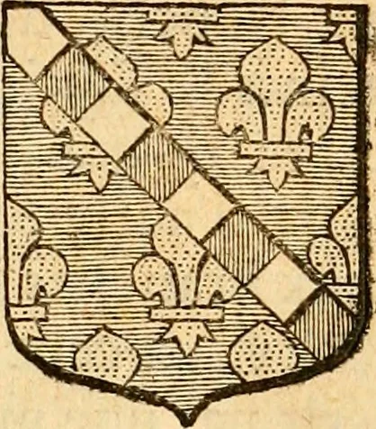 An illustration from Les généaologies historiques des rois, empereurs, &c : et de toutes les maisons souveraines qui ont subsisté jusqu'à présent, exposées dans les cartes généalogiques tirées des meilleurs auteurs, avec des explications historiques et chronologiques .., 1736, leaf 316