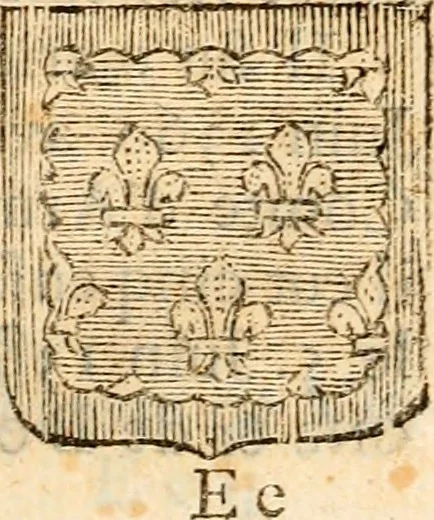 An illustration from Les généaologies historiques des rois, empereurs, &c : et de toutes les maisons souveraines qui ont subsisté jusqu'à présent, exposées dans les cartes généalogiques tirées des meilleurs auteurs, avec des explications historiques et chronologiques .., 1736, leaf 324