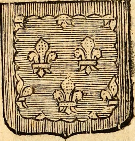 An illustration from Les généaologies historiques des rois, empereurs, &c : et de toutes les maisons souveraines qui ont subsisté jusqu'à présent, exposées dans les cartes généalogiques tirées des meilleurs auteurs, avec des explications historiques et chronologiques .., 1736, leaf 326