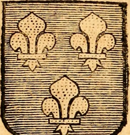 An illustration from Les généaologies historiques des rois, empereurs, &c : et de toutes les maisons souveraines qui ont subsisté jusqu'à présent, exposées dans les cartes généalogiques tirées des meilleurs auteurs, avec des explications historiques et chronologiques .., 1736, leaf 328