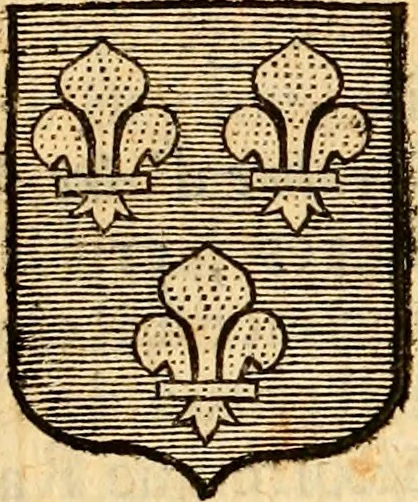 An illustration from Les généaologies historiques des rois, empereurs, &c : et de toutes les maisons souveraines qui ont subsisté jusqu'à présent, exposées dans les cartes généalogiques tirées des meilleurs auteurs, avec des explications historiques et chronologiques .., 1736, leaf 336
