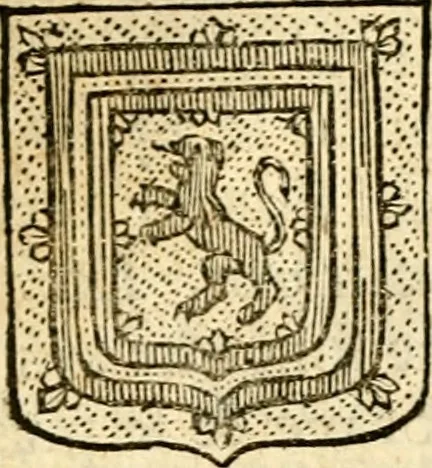 An illustration from Les généaologies historiques des rois, empereurs, &c : et de toutes les maisons souveraines qui ont subsisté jusqu'à présent, exposées dans les cartes généalogiques tirées des meilleurs auteurs, avec des explications historiques et chronologiques .., 1736, leaf 345